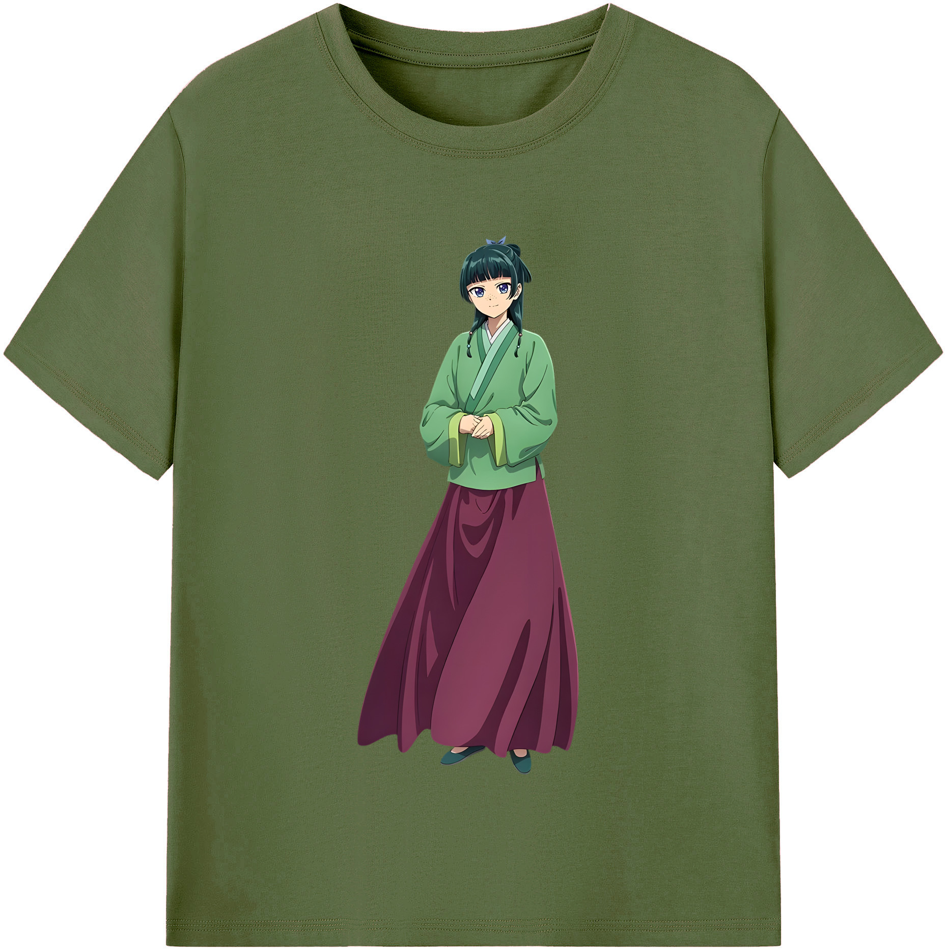（画像用） 薬屋のひとりごと The Apothecary Diaries 綿100％半袖Tシャツ（フロントプリント）